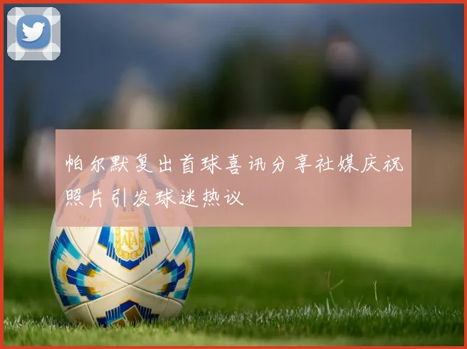 帕尔默复出首球喜讯分享社媒庆祝照片引发球迷热议