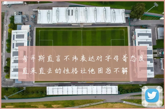 考辛斯直言不讳表达对字母哥态度直来直去的性格让他困惑不解